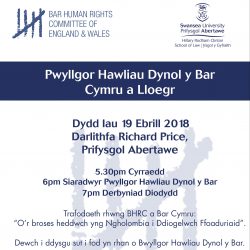 A conversation between BHRC and the Welsh Bar: From the peace process in Colombia to the Protection of Refugees”.